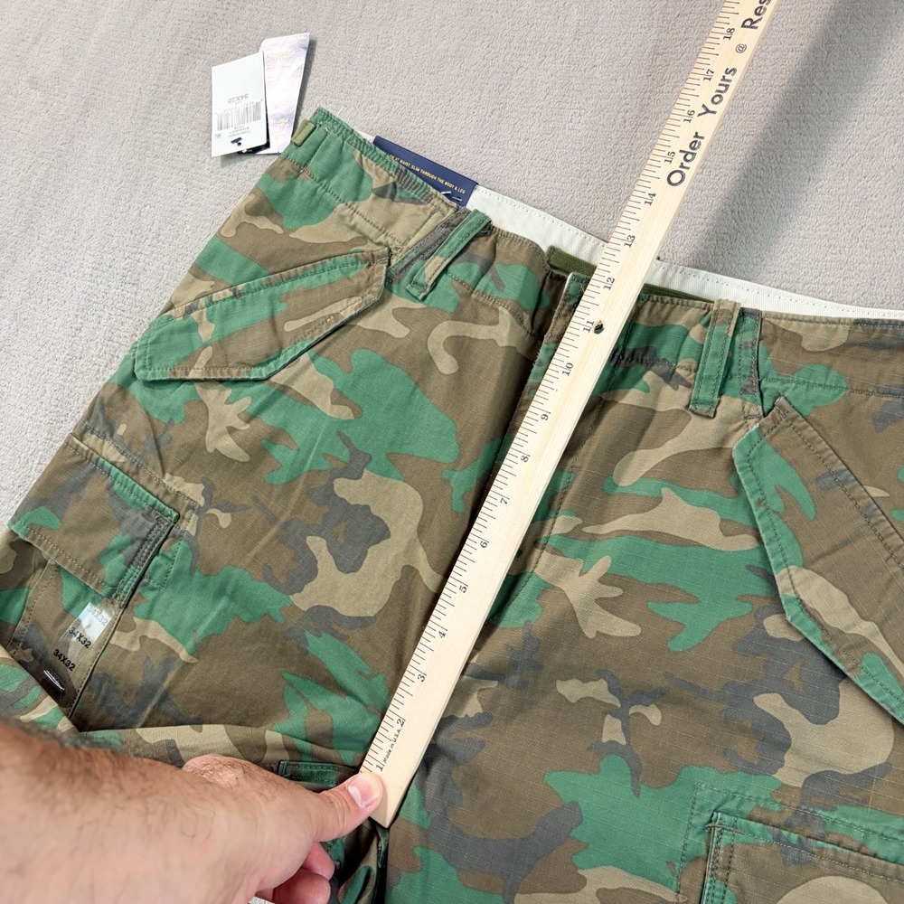 Polo Ralph Lauren Slim Fit Camouflage Utility Cargo Pants in Camo Men 34x32 NWT - Picture 14 of 15